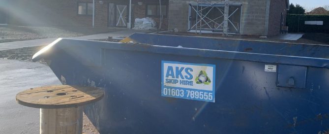 AKS Skip Hire disposal bin