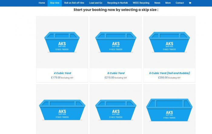 Aks Skip Sizes